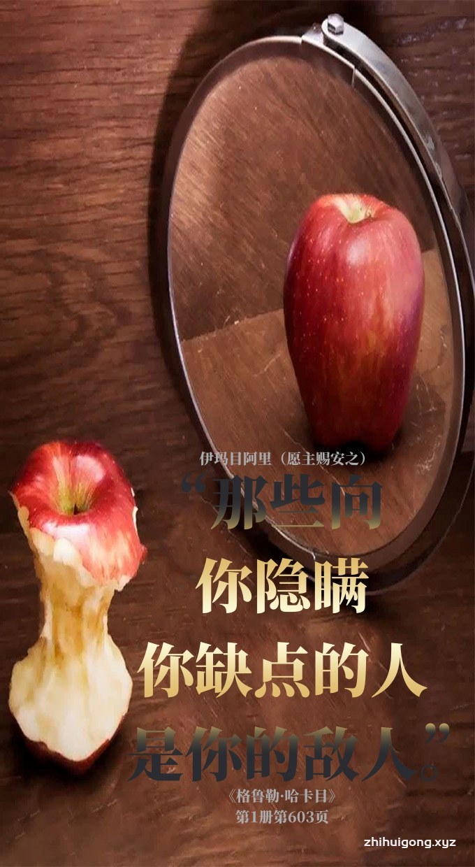 那些向你隐瞒你缺点的人是你的敌人