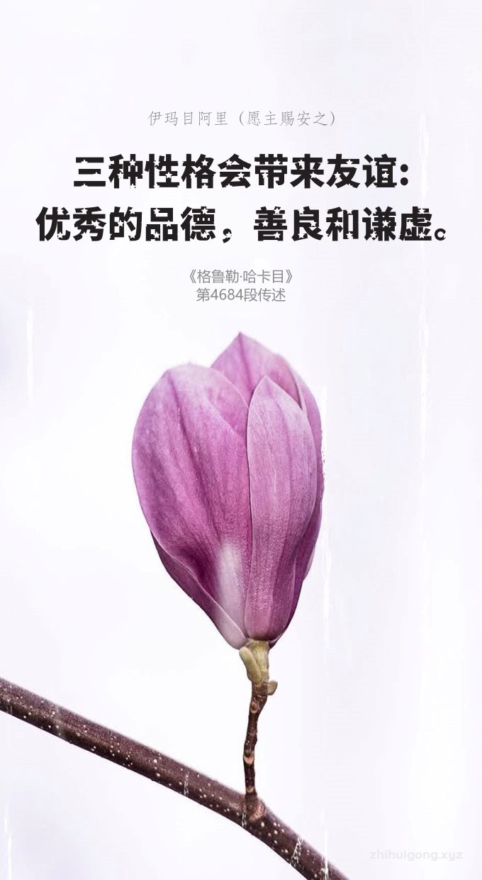 三种性格会带来友谊优秀的品德，善良和谦虚。