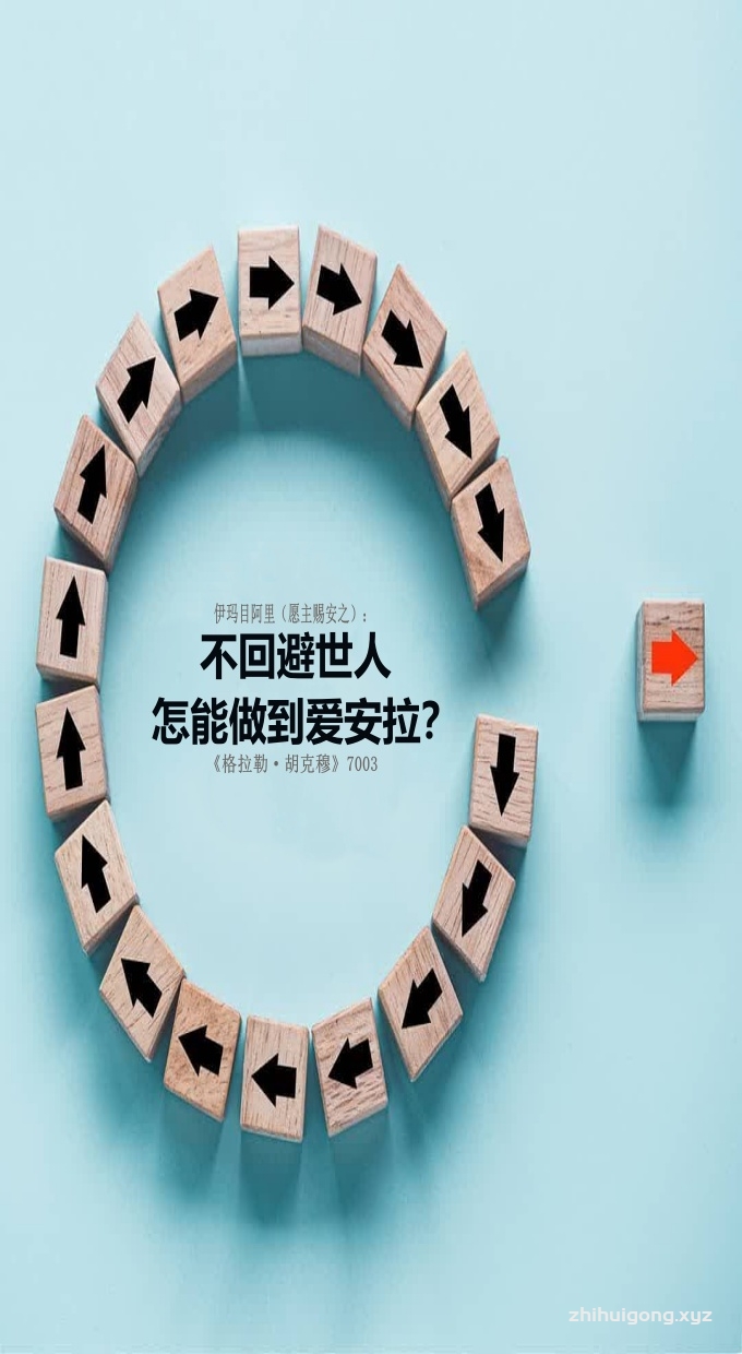 不回避世人怎能做到爱安拉?
