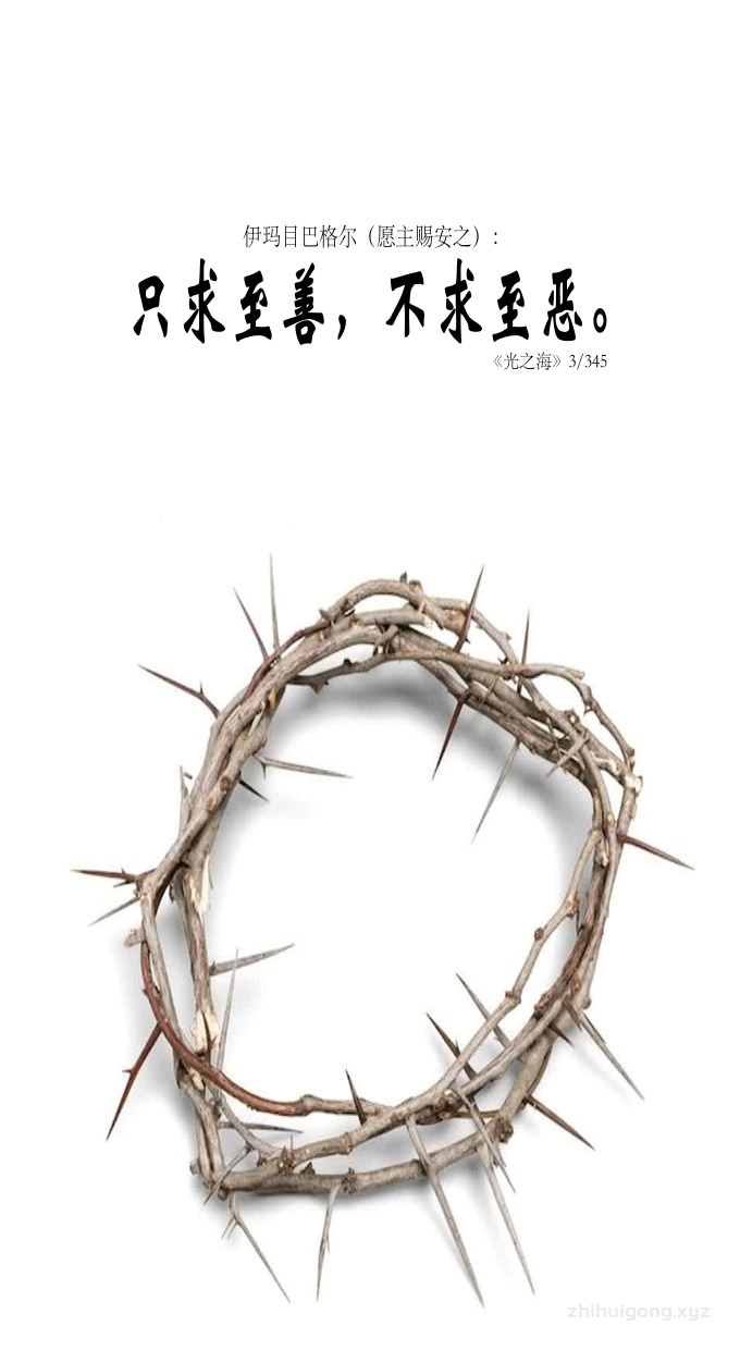 伊玛目巴格尔： 只求至善，不求至恶。