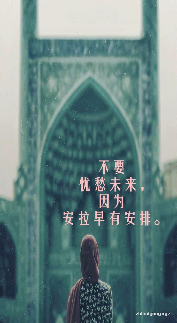 不要忧愁未来，因为安拉早有安排。