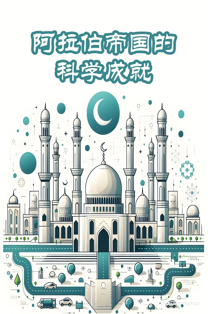 阿拉伯帝国的科学成就    自公元7世纪起至其后的一、二百年间，阿拉伯人初步建立起一个西起西班牙比利牛斯山脉，东至大唐西部边境与印度信德地区的横跨亚、非、欧的世界性帝国——阿拉伯帝国。这一帝国的文明达到很高的水平，其科学、技术及文化成就，即使在帝国之后相当长一段时期内，仍然保持领先地位，直至文艺复兴，世界科学中心才由那里转往欧洲。阿拉伯帝国的科学成就对人类社会的发展产生不可磨灭的印记，它在人类文明史上占有重要的篇章。