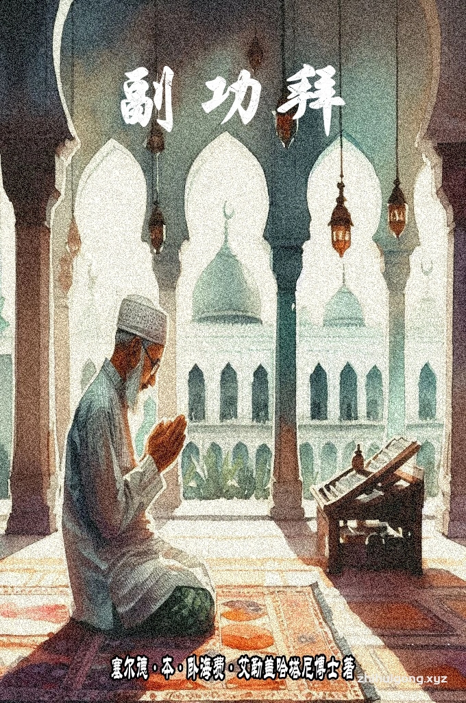 《副功拜》 我在其中为大家阐明了《副功拜》的含义、贵重性和它的种类；以及作为一名穆斯林想要了解它时所需要的《古兰经》和《圣训》中的证据。我确从伊斯兰学者阿布杜阿齐兹·本·阿布杜拉·本·巴兹的决策中受益很多，求主光耀他的坟园，升高他在最高天堂中的品级。