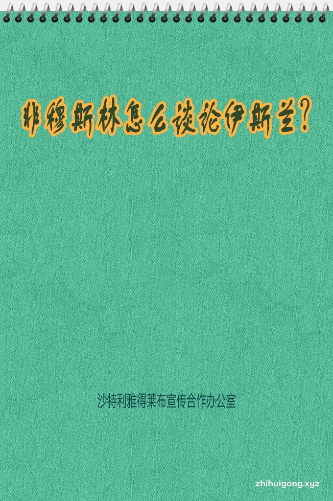 《非穆斯林怎么谈论伊斯兰？》遗憾的是，对于伊斯兰这种卓越的成就，西方的基督教不但不予以肯定，以诚恳的态度去理解，反而视伊斯兰为一种对立的宗教。在十字军东征的年代，这种倾向变本加厉，他们杜撰了大量的文章，用以诬蔑伊斯兰、丑化伊斯兰的形象，当今的学者们开始认识伊斯兰的真正本质，他们以客观的言论有力地反击了那些自称为“东方通”者对伊斯兰的妄加雌黄。